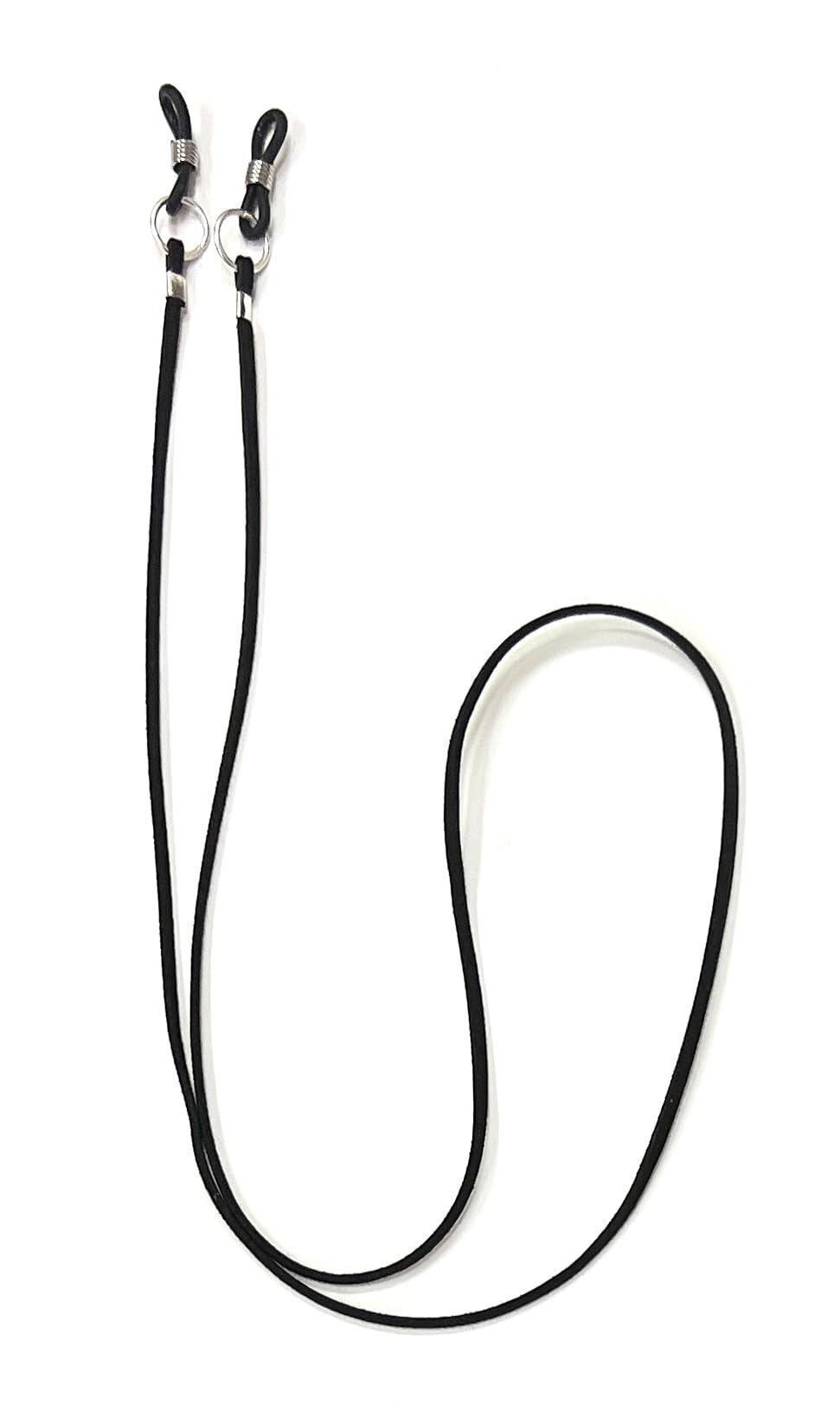 Black Soft Leather Cord Spectacle Chain For Men- Leather Eye Glasses Chain Eyeglass Holders (HSC506_BLACK-N)-image-21