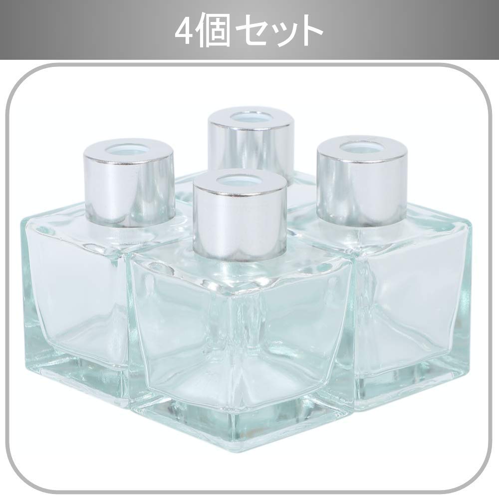 Amazon.co.jp: G-MODELL 4個入り リードディフューザー 容器 ビン 50ml