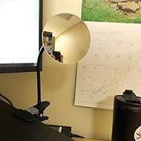 Vista 2 de Ampper Espejo de seguridad con clip, espejo de cubículo convexo para seguridad personal y escritorio, monitores retrovisores o en cualquier lugar