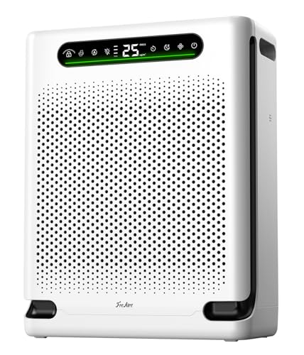 Image of Air Purifiers for Home, Air Purifier with Washable Filter & Air Quality Display, Powerful Turbo Mode