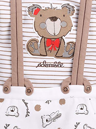 Image of BABY GO Designer Half Sleeve Dungaree for Baby Boys