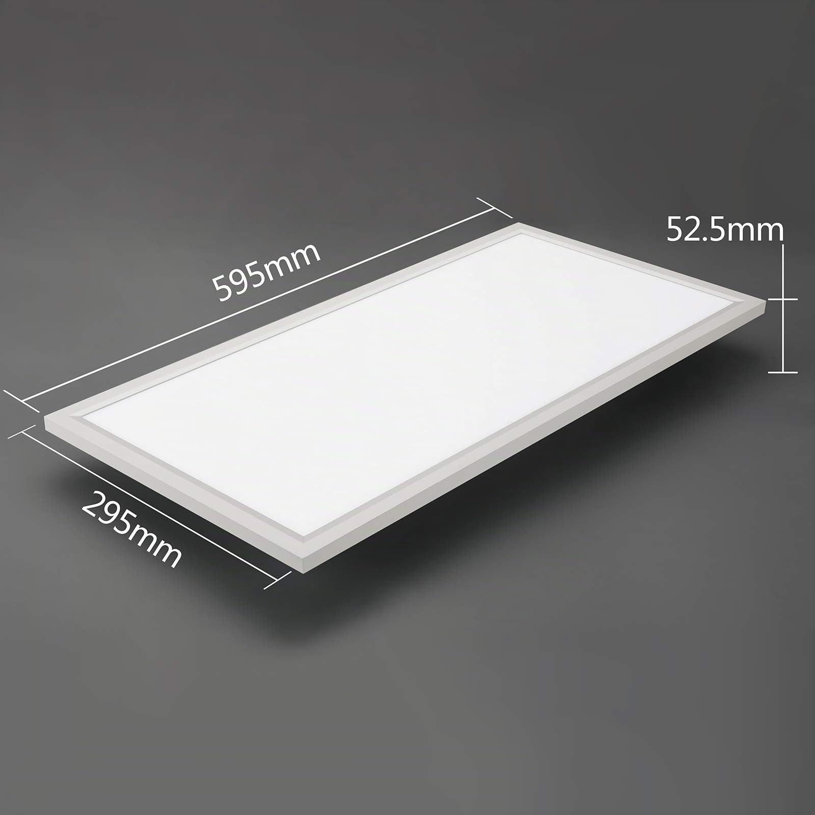 IMPTS LED Deckenlampe Unltra Flach Panel Deckenleuchte Warmweiss 30x60cm