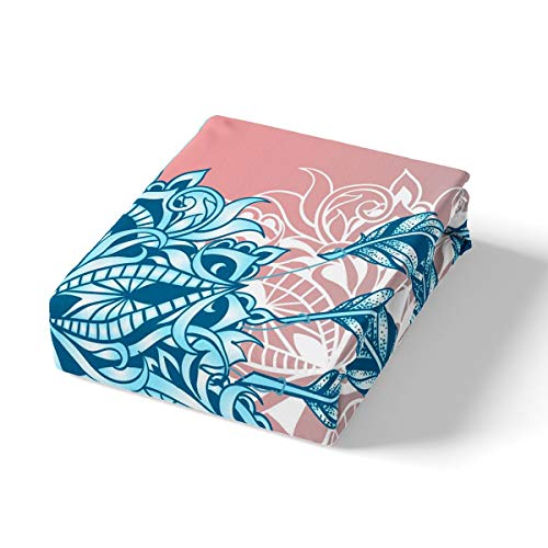 Homemissing Ethnic Mandala Duvet Cover Dreamcatcher Bedding Set for Kids Boys Girls Teens Bohemian Style Comforter Cover Indian Hippie Feather Bedding & Linen 3Pcs Zipper Super King - Image 2