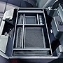 JKCOVER Center Console Organizer Tray Compatible with (2019-2022) Chevy Silverado 1500/GMC Sierra 1500 and 2020 2021 2022 Silverado/Sierra 2500/3500 HD - Full Console w/Bucket Seats ONLY，Black Trim