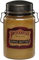 Vista 18 de McCall’s Candles Vanilla Bourbon Vela perfumada de 26 onzas Hecha en EE. UU. Frasco rústico vintage con asa de transporte Fragancia cálida