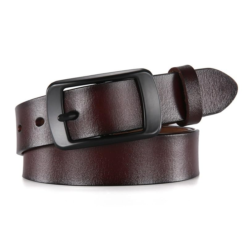 Belt Women's Genuine Leather Pin Buckle Belt Women's Jeans Belt