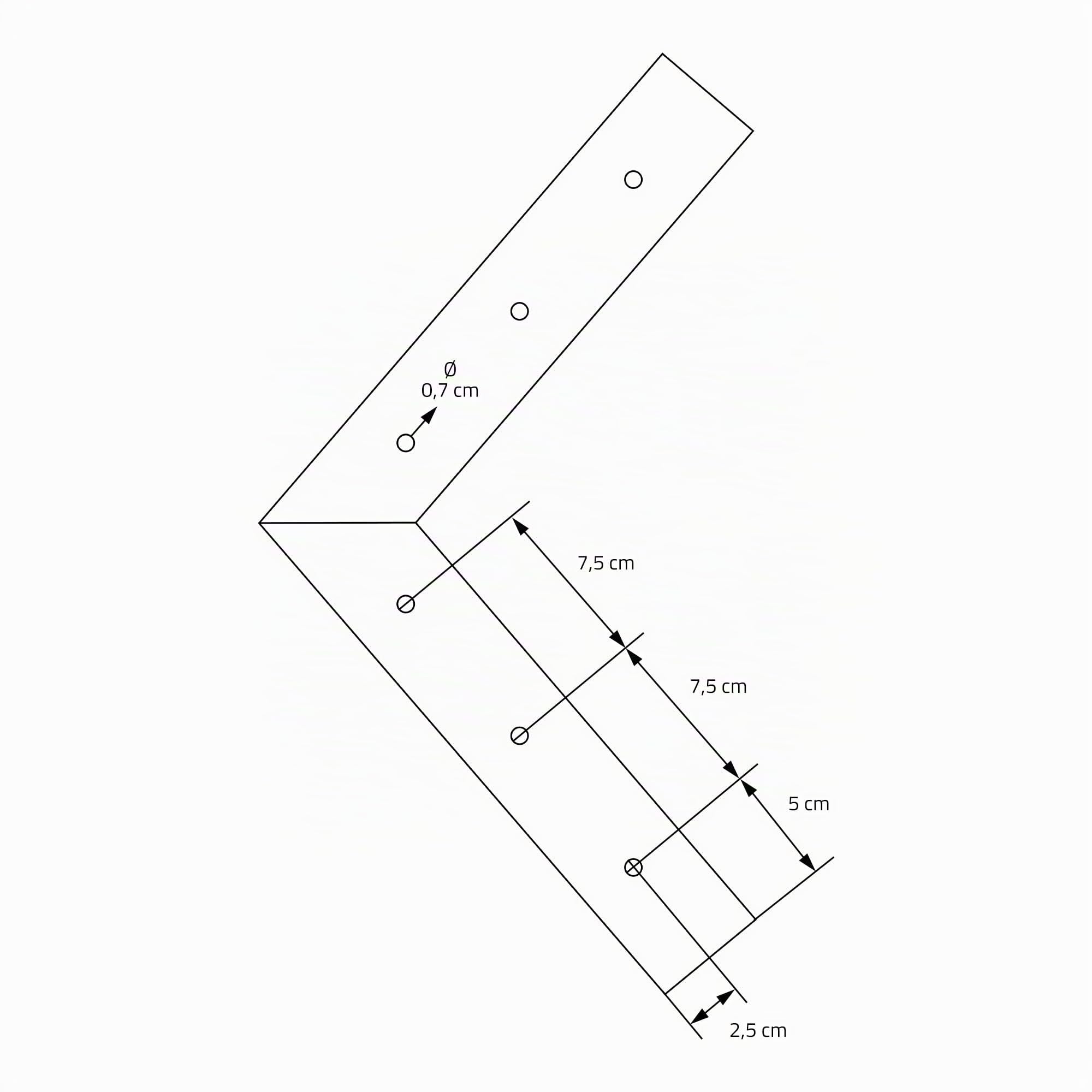 ML-Design Set 2x Base de Mesa en V 25 x 43 cm Soporte Angular Negro Mate de Metal Acero Recubierto de Polvo Bastidor para Escritorio Pata para Consola Sostén para Tablero Pie Armazón Diseño Industrial