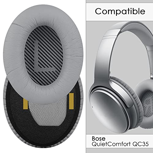 Coussinets Bose QC35 abîmés réparés avec ces mousses de rechange grises - 3