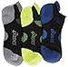 ASICS Intensity Single Tab (3 Pack), Black Assorted, Medium