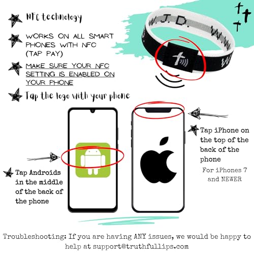 Daily Devotional Bracelets - Bible Verse Bracelets - Scripture Bracelets - NFC Tap Bible Bracelets2