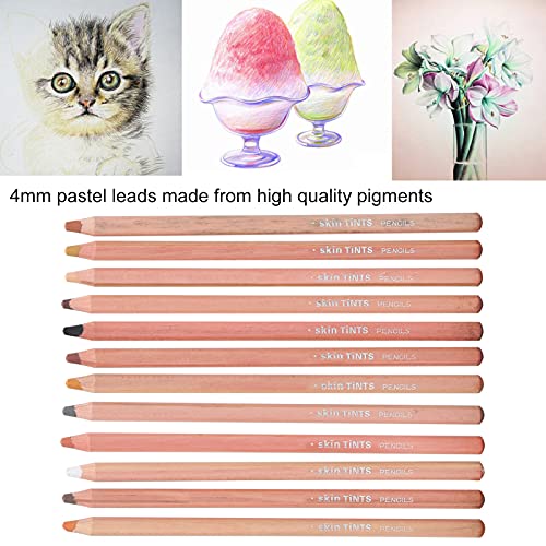 Zerodis 12 PZ Matite Pastello tonalità della