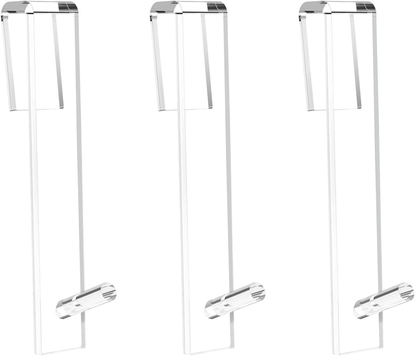 Shower Wall Door Hooks, Non-Slip Shower Door Hook, Suitable for Towels, Bathrobe, Towel Rack, Acrylic