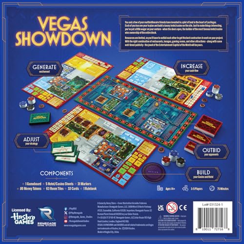 Vegas Showdown Juego de Mesa Estrategia Casino miniatura 2