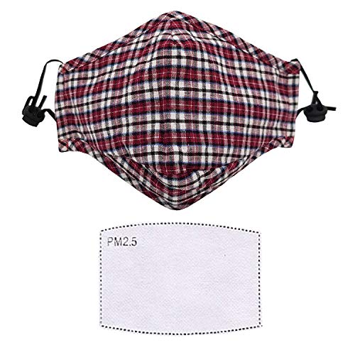 Image of VRITRAZ Print Reusable Washable PM 2.5 Anti Pollution Activated Carbon Dust Face Mask with Breathing Valve