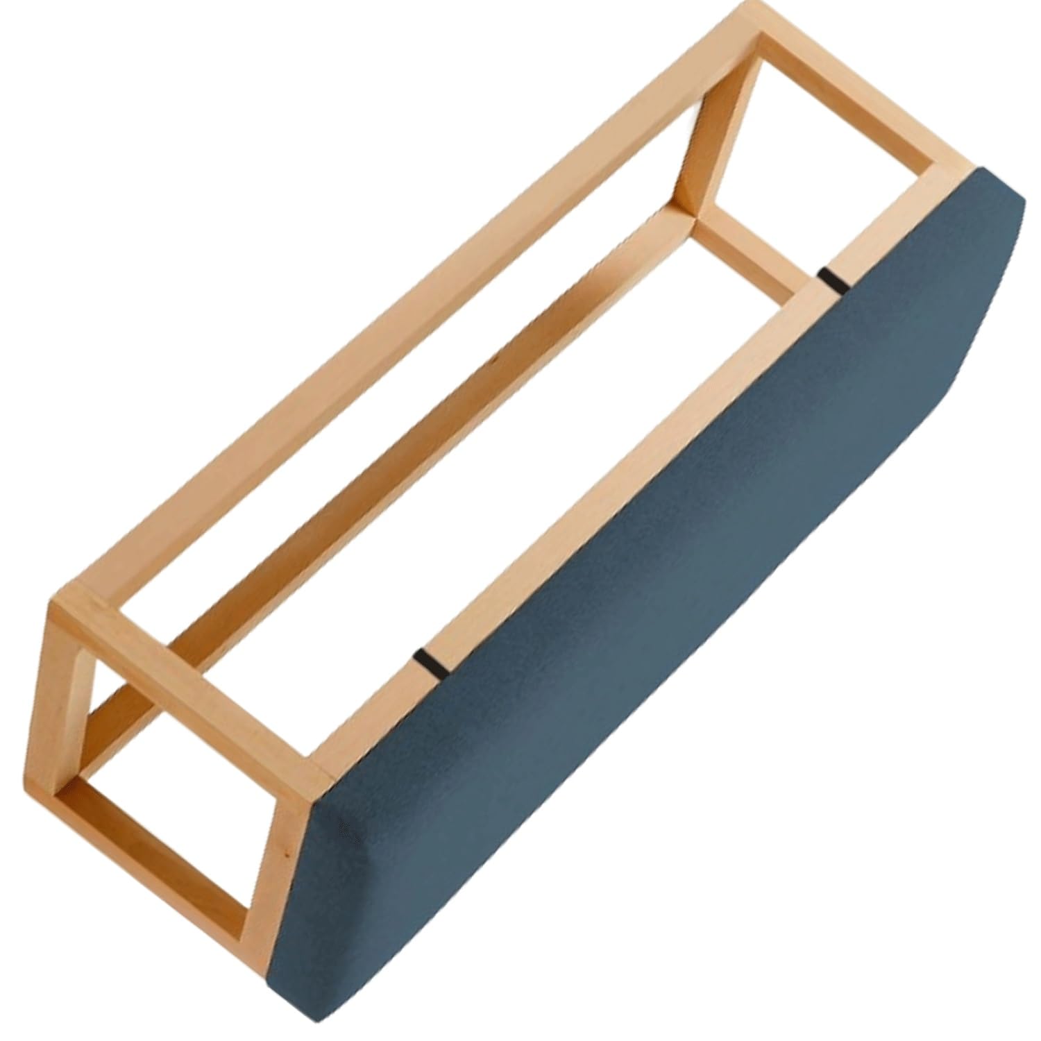 Outdoor/Indoor Bench Cushion Seat Pad 2/3 seater Furniture Cushion High Density Memory Foam Linen Washable Non-Slip Bench Pad for Shoe Bench Rack Window Garden Thickened Bench Seat Cushion(R13,60x35x5