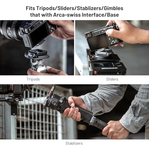 Image of PGYTECH Arca-Type Quick Release Camera Plate Parts Replacement Switch Between Tripod, Monopod, Slider Arca Swiss Compatible | Replacement Switch Between Tripod, Monopod, Slider Arca Swiss Compatible