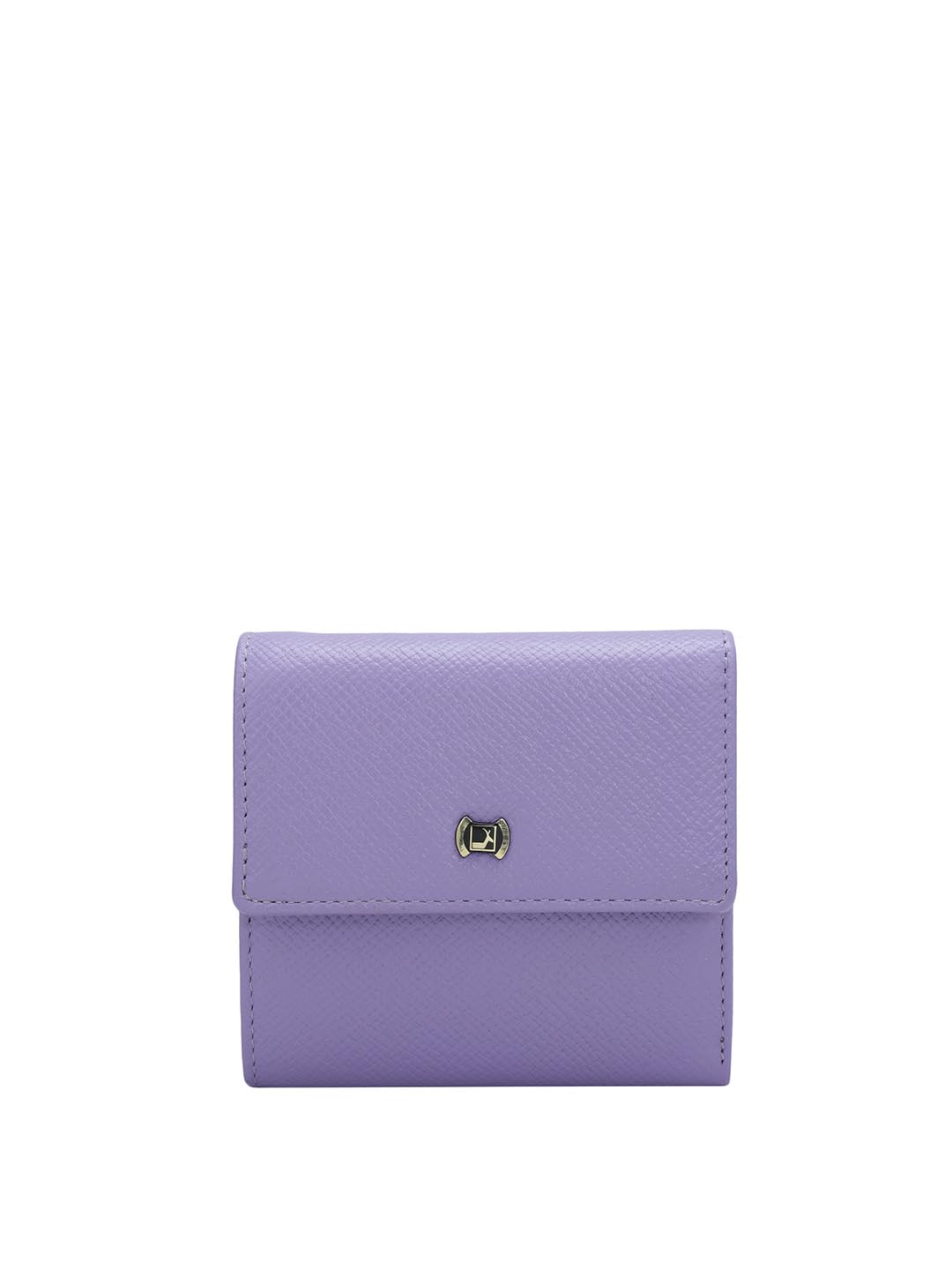da milano Mini Leather Wallet for Women - Purple-picture-37