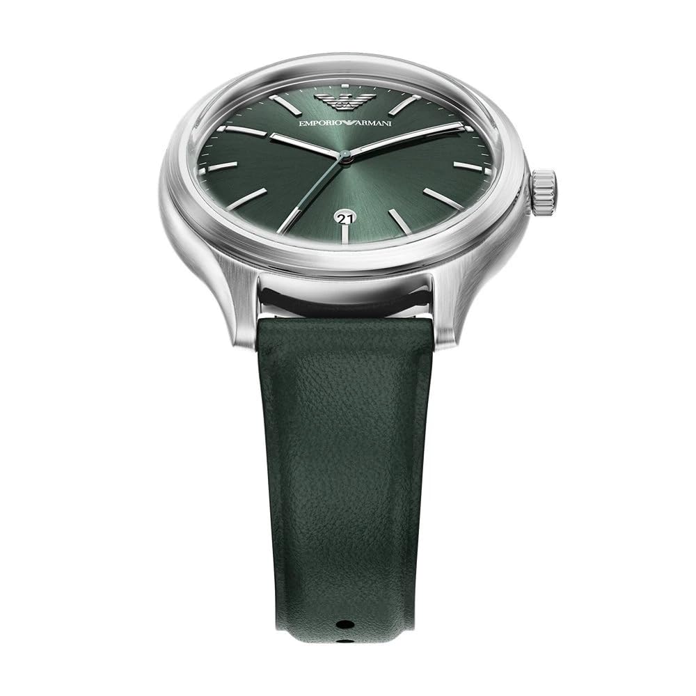 Emporio Armani Uomo Orologio 41MM in acciaio inossidabile color argento, AR11749