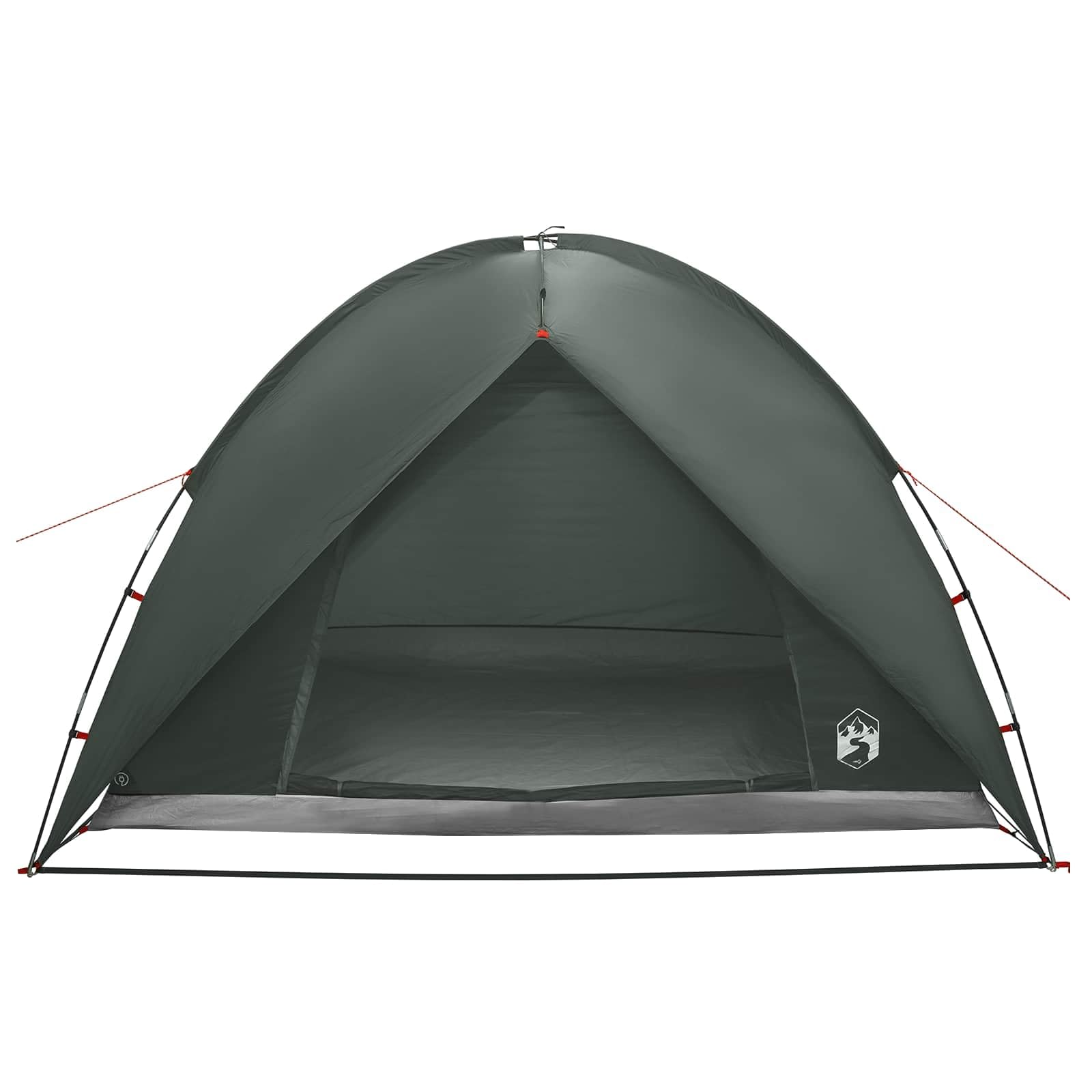 Tenda da Campeggio 4 Persona Verde Militare 245x245x149 cm Poliestere 185T