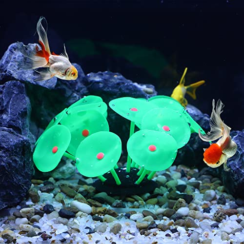 VOCOSTE Aquarium Simulation Coral Aquatic Plant, Fish Tank Decoration, Green - Image 2