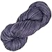 Living Dreams ELEGANCE Chunky Merino Silk Yarn for Needle Knitting and Crochet. Super Bulky Pencil Roving Yarn. Extra Soft Merino Wool Tussah Silk Blend. 4 Ounce 71 Yards, Amethyst