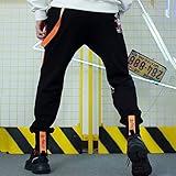 XYXIONGMAO Men's Tactical Cargo Pants Casual Streetwear Techwear Sweatpants Black Hip Hop Joggers Pants for Men, Green, Large - Image 5