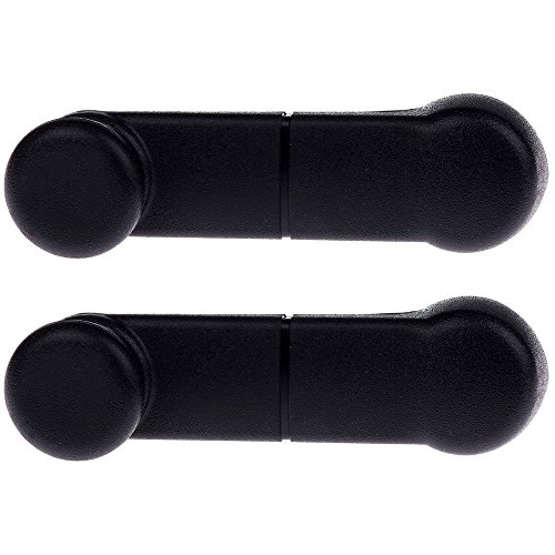 Image of ECCPP Interior Window Crank Handle Fit for Ford for E-150 | For Driver Passenger Window Crank Handle|2003-2008 For For d For E-150|Black Finish|OE E6DZ|5423342-AE6DZ|2pcs