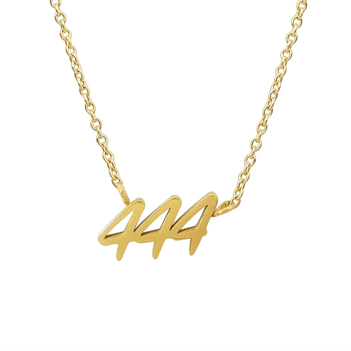 Balilou Angel Numbers Necklace Angel Number Bracelet Spiritual Jewellery Sign Cosmic Numbers 444