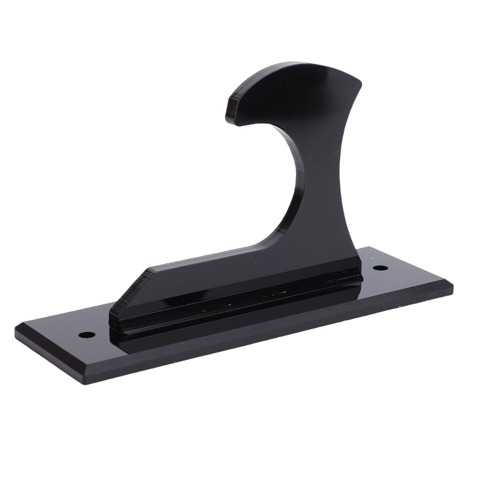 Keenso Uchwyt ścienny na Miecz, Akrylowy Uchwyt do Eksponowania Ostrzy Szabli i Tanto 12x4x6,5 Cm dla Kolekcjonerów Cosplay w Salonie lub Biurze (BLACK)