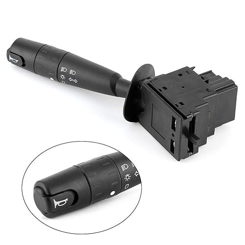 Miniatura 4 de Interruptor de señal de giro, atenuador de faros y limpiaparabrisas interruptor combinado multifunción compatible con Peugeot 405 1992-1996,