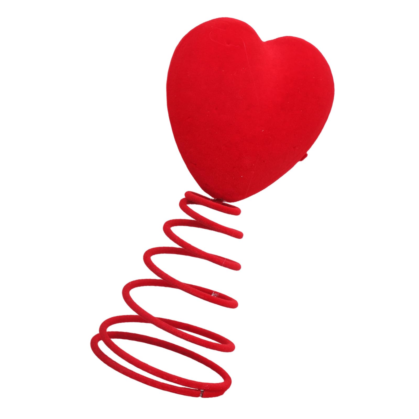 MICFENY Unique Tree Toppers Display Valentine Day Tree Toppers Glitters Hearts for Romance Holiday Homes Decoration