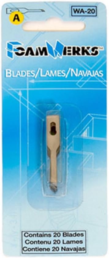 Logan Graphics FoamWerks Replacement Blades A 20 Pk-Fits the Circle Cutter