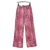 Photo Gallery jingbdo pantaloni stampati da donna pantaloni casual con stampa leopardata rosa donne a gamba dritta per gamba larga pantaloni magri look pantaloni-fucsia-s 40-50 kg Photo Gallery jingbdo pantaloni stampati da donna pantaloni casual con stampa leopardata rosa donne a gamba dritta per gamba larga pantaloni magri look pantaloni-fucsia-s 40-50 kg