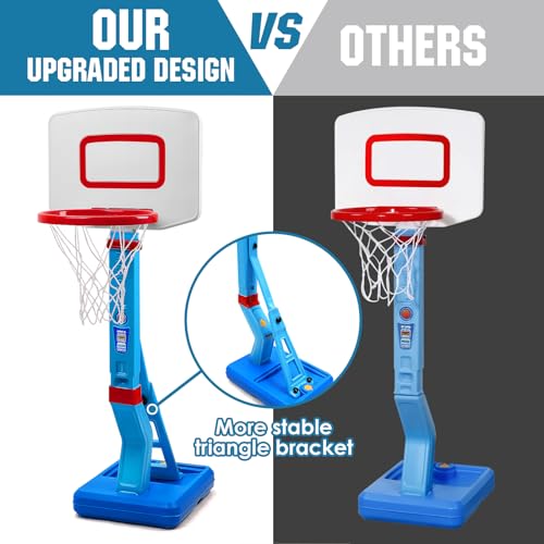 Super Joy 2028 Toddler Basketball Hoop Height Adjustable Kids Basketball Hoop thumb #2