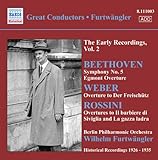  Beethoven, L. Van: Symphony No. 5 / Egmont Overture / Weber, C.M. Von: Der Freischutz Overture (Furtwangler, Early Recordings, Vol. 2) (1926-1935)