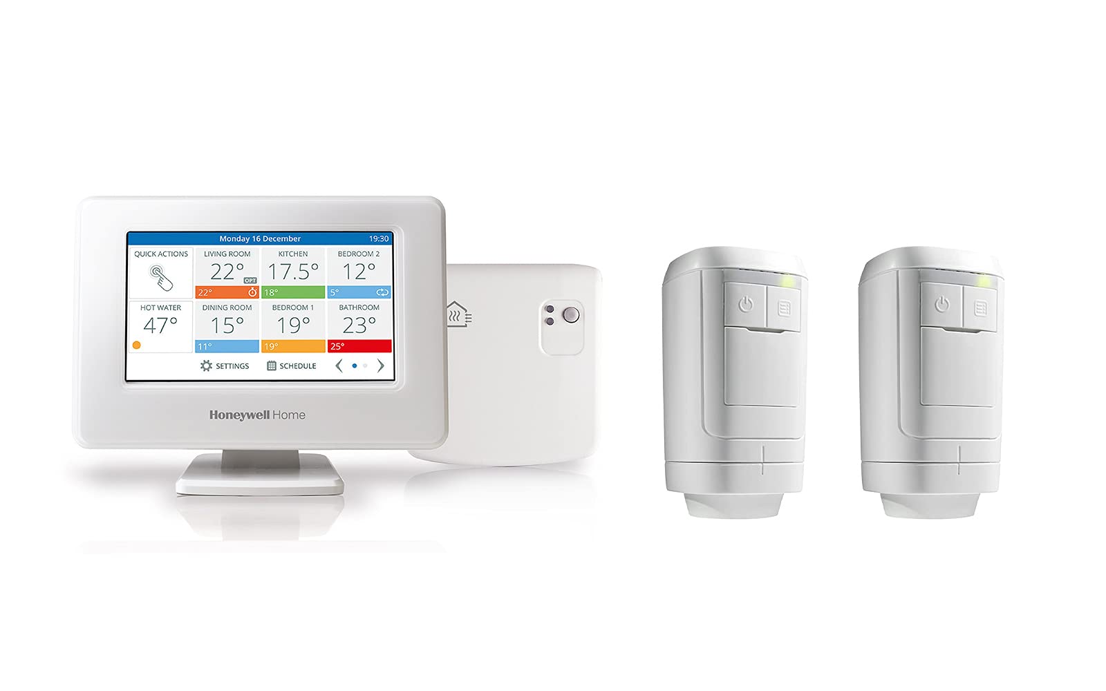 Honeywell Home THR99C3100 evohome Smart WiFi Thermostat + 2 Wireless  Radiator Controllers THR091 : Amazon.co.uk: DIY u0026 Tools