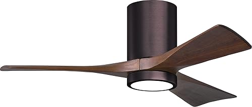 Miniatura 38 de Matthews IR3HLK-TB-WA-60 Irene - Ventilador de techo para interiores y exteriores con ubicación húmeda de 60 pulgadas con luz LED y control remoto y