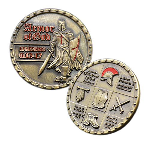 Moneda Conmemorativa Armadura de Dios Glamtune miniatura 1