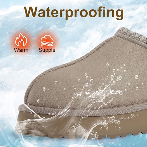 Forfoot Slippers for Women, House Slippers Snow Boots for Women Platform Boots Slipper Ankle Boots