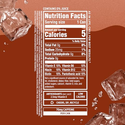 Image of Sparkling Ice Caffeine Soda Shoppe Root Beer Perfectly Caffeinated Sparkling Water with 70mg Caffeine, Zero Sugar, with Antioxidants and Vitamins, 16 fl oz Cans (Pack Of 12)