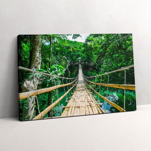 Peinture murale Grand Tableaux 60x40cm Wallfluent voyage et sérénité asiatique