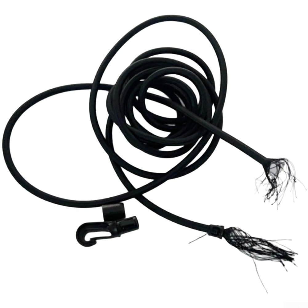 Elastischer Widerstandsgurt für Rudergeräte, 4 Meter x 8 mm, Nylon-Latexschnur, kompatibel mit den meisten Rudergeräten zu Hause