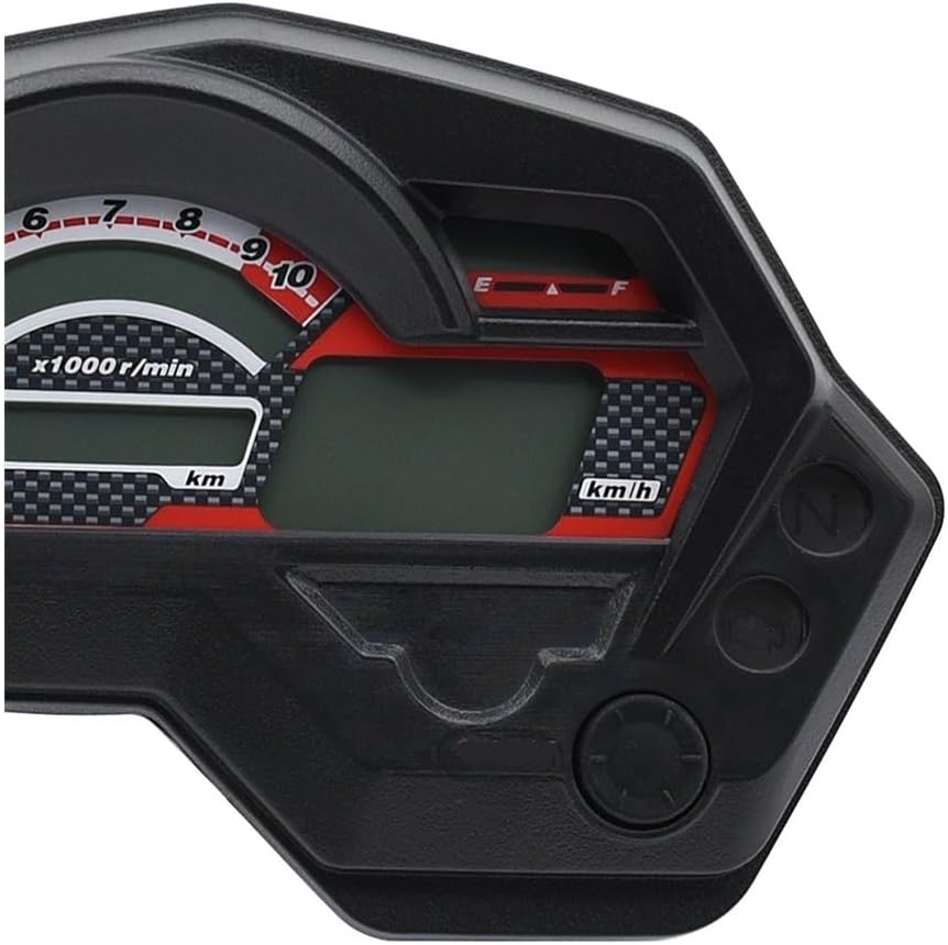 Motorcycle Speedometer Gauge Digital Motorcycle Tachometer Display 10000 RPM Dashboard Gauge Instrument Panel for FZ16 FZ 16