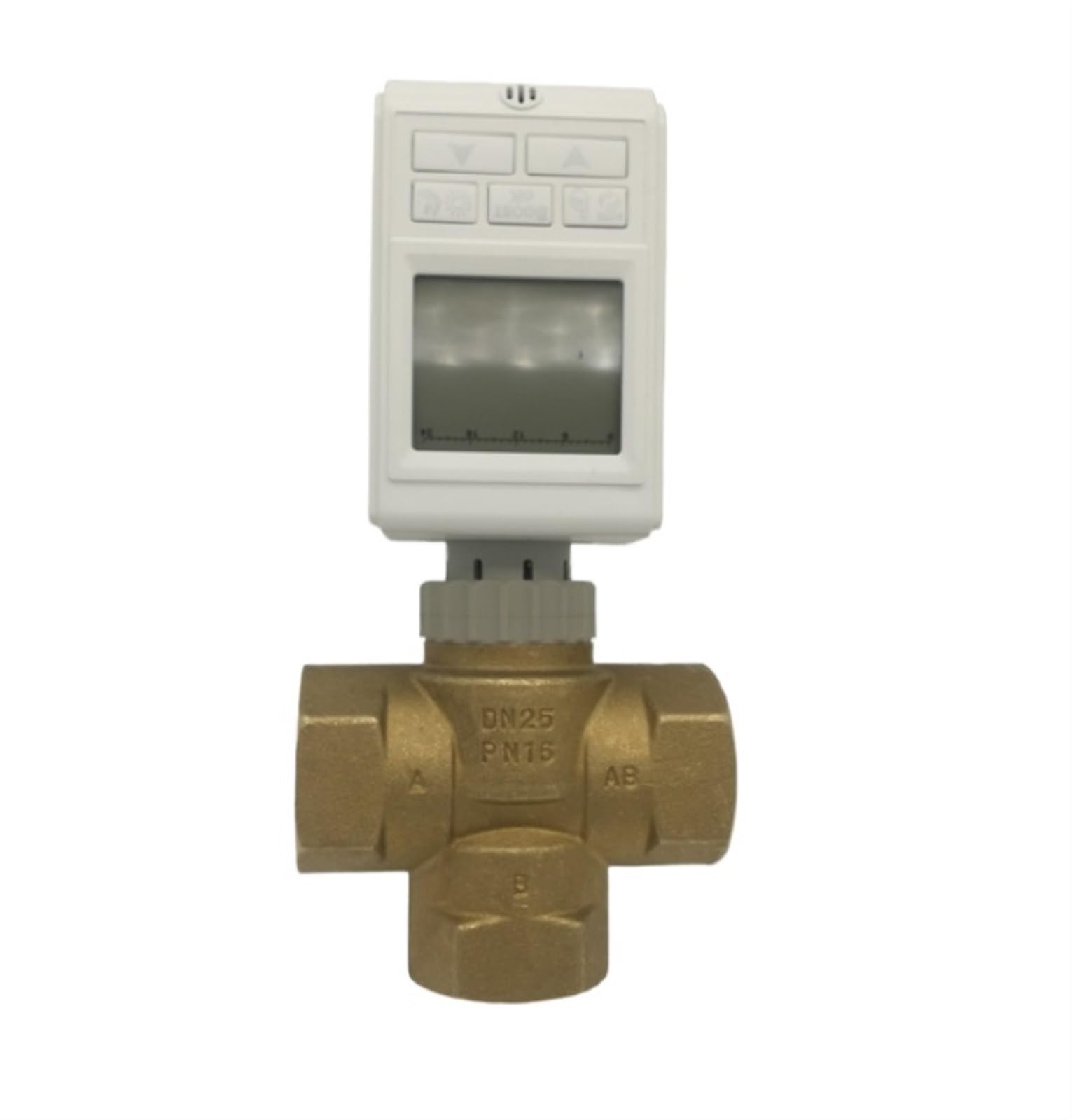 Mhvqybjth Dn25 Radiator Actuator Valves Temperature Controlled Electric Actuator Week Programming Thermostatic Radiator Valve 3 Way (Dn25)