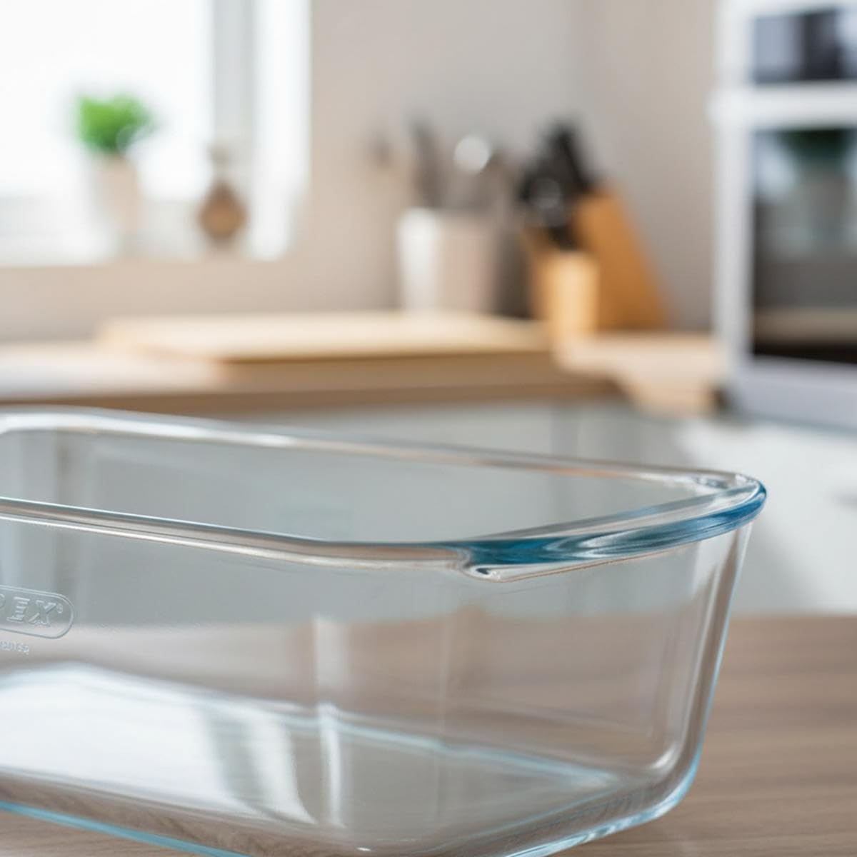 Pyrex Bake & Enjoy FU130 Plat à pain en verre 280 x 120 mm/1,5 l – Résistant aux rayures