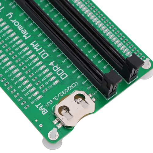 Hyuduo RAM-Speicher-Tester-Karte, DDR4-Steckplatz-Diagnosetool für Laptop-Computer mit LED-Lichtanzeige, Dual-Stromversorgungsmodi für Desktop- und Server-Computer
