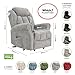 Elite Care Hainworth fabric Dual motor riser recliner electric chair with heat and massage - Choice of Colours (Grey)