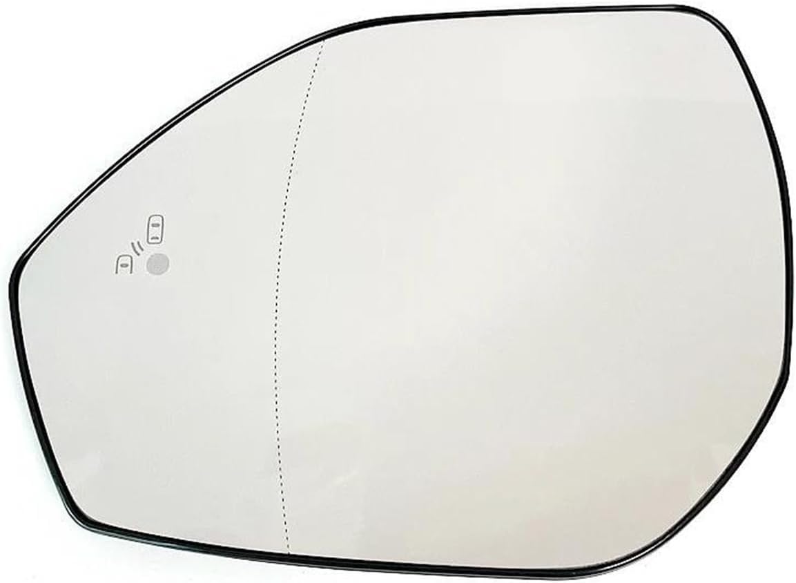 Generic Wing Mirror Glass For Explorer 2020 2021 2022 Car Wide Angle Heated Mirror Glass With Blind Spot Warning Light Door Wing Mirror Glass