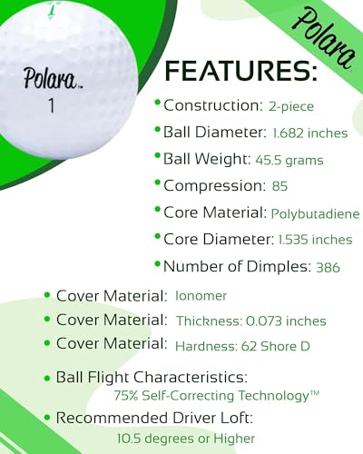 Polara Self-Correcting Golf Balls – Anti-Slice & Hook