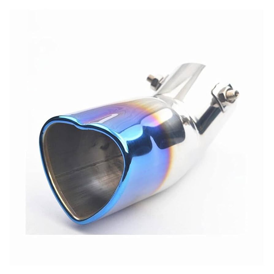 Amazon.co.jp: マフラーカッター ハート型ユニバーサルカー